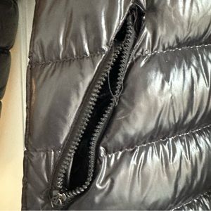 Moncler knee length puffer jacket